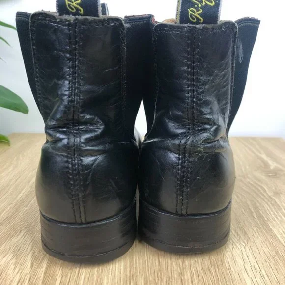 R.M. Williams Black Leather Chelsea Boot Size 6.5H Craftsman Men's Unisex - Picture 5 of 9